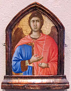 Duccio di Buoninsegna, Angel from Maestà, c. 1308-1311