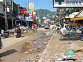 Rubble at Patong Beach in Phuket, Thailand. December 27, 2004