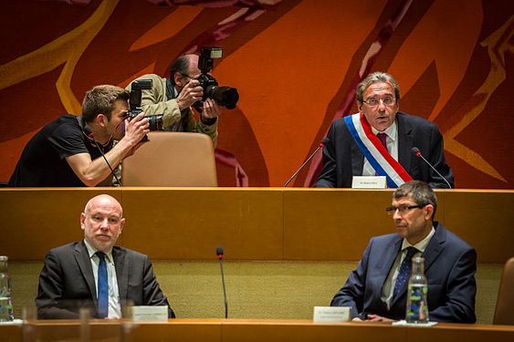 Roland Ries, mayor of Strasbourg, (5 April 2014)