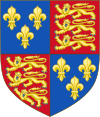 Coat of arms as King of England