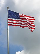 USA Flag in Hyannis, Massachusetts