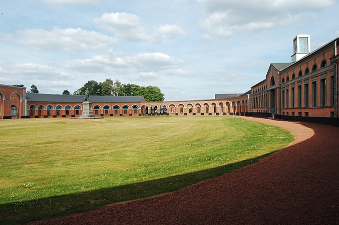 5: Buildings part of the coal mining complex Le Grand Hornu, Mons. Schwickerath