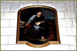 Saint Mark, from the serie The Four Evangelists, by Andrés de la Calleja (18th-century).