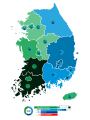 1997 Presidential, Provincial-level