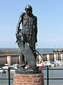 The statue of the Ancient Mariner at Watchet, Somerset, England