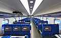 A view of cabin Shinkansen N700 Series