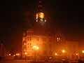 Polski: Ratusz nocą English: Town hall at night