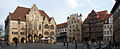 Marktplatz mit Rathaus, Tempelhaus, Wedekindhaus, Lützelhaus u. Bäckeramtshaus