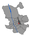 La Elipa within Ciudad Lineal and Madrid.