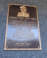 Yogi Berra's plaque in Monument Park at Yankee Stadium.