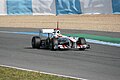 Testing at Jerez, February.