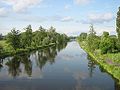 der Havelkanal kurz vor der Mündung in die Havel bei Paretz