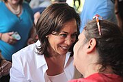 Harris at the West Des Moines Democratic Party Summer Picnic, West Des Moines, Iowa (3 July 2019)