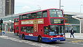 English: Metroline TP393 (LR52 KXM), a Dennis Trident/Plaxton President, at Shepherd's Bush.