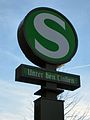 Unter den Linden (S-Bahn sign at one of the entrances)