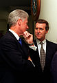 Cohen with President Bill Clinton, September 1997.