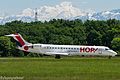 taxiing, side, snowy mountain and vegetation background