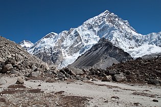 Nuptse from Khumbu Glacier