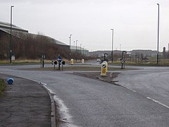 Roundabout on Dockside Road - geograph.org.uk - 3837610.jpg