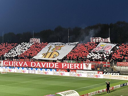 Choreography by Monza fans 18 April 2022