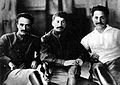 The Caucasus trio, Mikoyan, Stalin and Sergo Ordzhonikidze