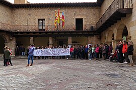 Día Internacional de la Mujer 2018, paro y manifestación en Albarracín, Teruel, 01.jpg