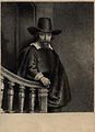 Portrait of Dr. Ephraïm Bueno (1599-1665) . 1647. etching print and drypoint print. 24.1 × 17.7 cm (9.4 × 6.9 in). Various collections.