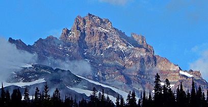 Little Tahoma Peak seen from the south at Pinnacle Saddle Trail