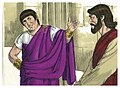 Luke 23:03a Jesus' 1st Appearance before Pilate