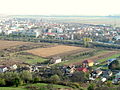 Cartierul Oprişani Panoramă de pe Dealul cu Crucea Mântuirii Neamului Oprişani Neighborhood Panorama from the hill with The Salvation of Nation Cross