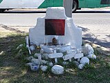 Animita en Plaza Huelén en honor a asesinados en el golpe de estado de 1973, Cerrillos.