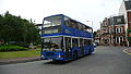 English: Metrobus 837 (R837 MFR), a Volvo Olympian/East Lancs Pyoneer, on The Stations Roundabout, Redhill, on route 420, heading for the bus station.