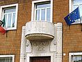 Balcony of ex "Casa del Fascio" (House of Fascism