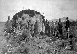 Mapuches and Europeans, 1897