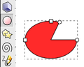 Ellipse tool, describing a segment