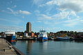 The harbour in the city of Søby