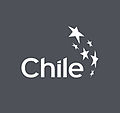 Chile official logo in grey, primary version