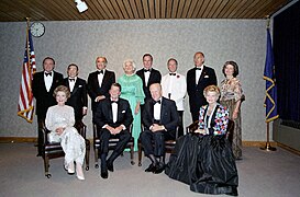 President Ronald Reagan with Nancy Reagan, President Gerald Ford, Betty Ford, George Bush, Barbara Bush, Jose Lopez Portillo, Pierre Elliott Trudeau, Giscard D'Estaing, Sunao Sonada - DPLA - 3d6fa8870086414b658ffc7c018d980f.jpg