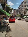 Streetview in downtown Yangon August 2013