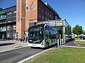 Electricity bus at Teknikgatan in Göteborg.