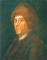 Franklin in his fur cap