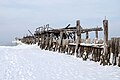 Old pier in Sventoji