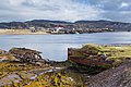 Teriberka village on the coast of Barents Sea