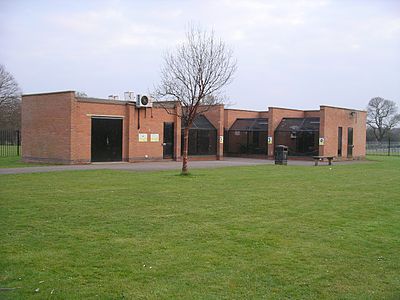 The small aviary in the War Memorial Park, Coventry