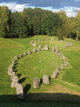 Winner; Ancient Monuments: Ship setting at Anundshög in Västerås municipality. Achird. CC-BY-SA-3.0