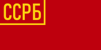 Flag of the Byelorussian Soviet Socialist Republic (constituent republic of the USSR, but separate member of the United Nations, 1919-1927)