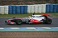 Lewis Hamilton testing at Jerez, February