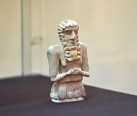 Male statuette, Nintu Temple VI, Khafajah, Iraq