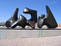 Three Forms: Vertebrae (1968-69), at the Israel Museum in Jerusalem.