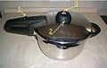 Pressure cooker, overview, Schnellkochtopf; Ansicht